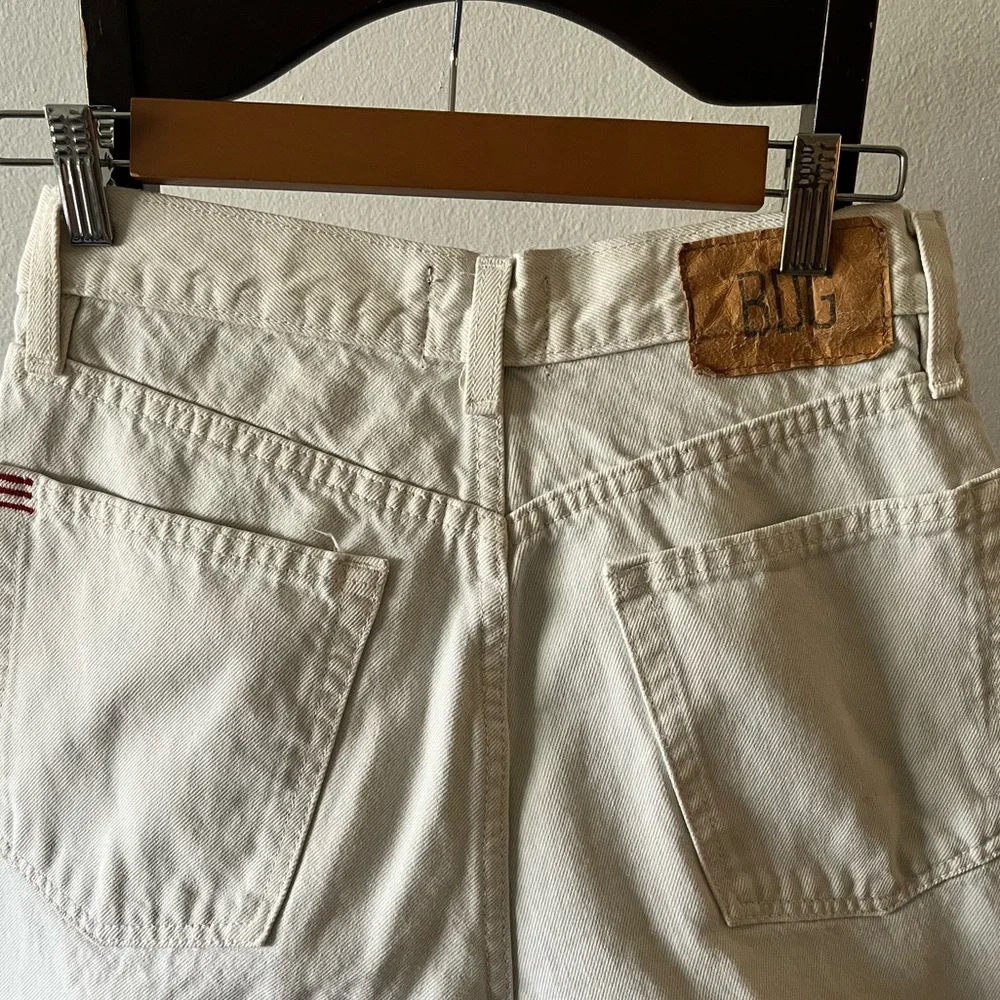BDG light cream high rise baggy jeans, Sz 28 - Picture 3 of 5